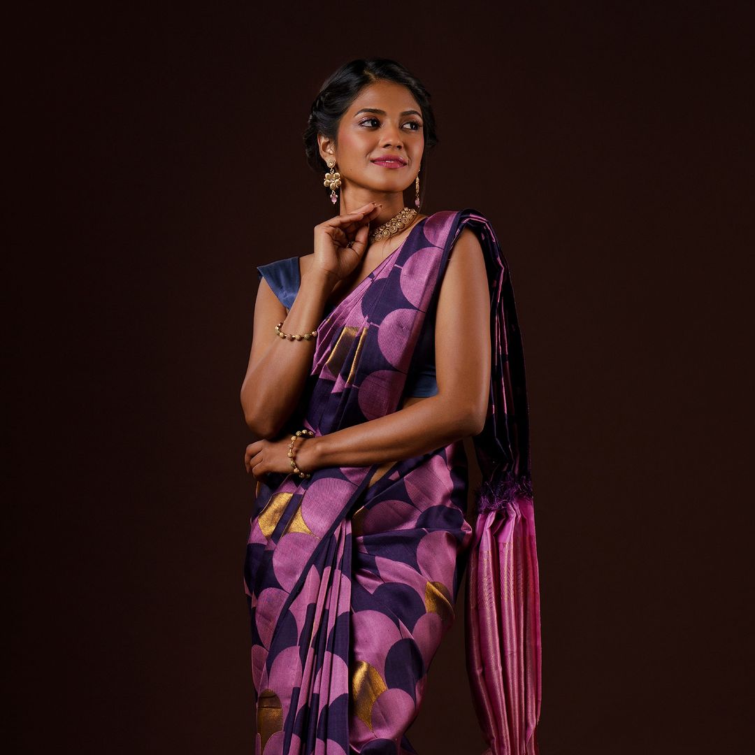 Purple Kanjivaram Sarees